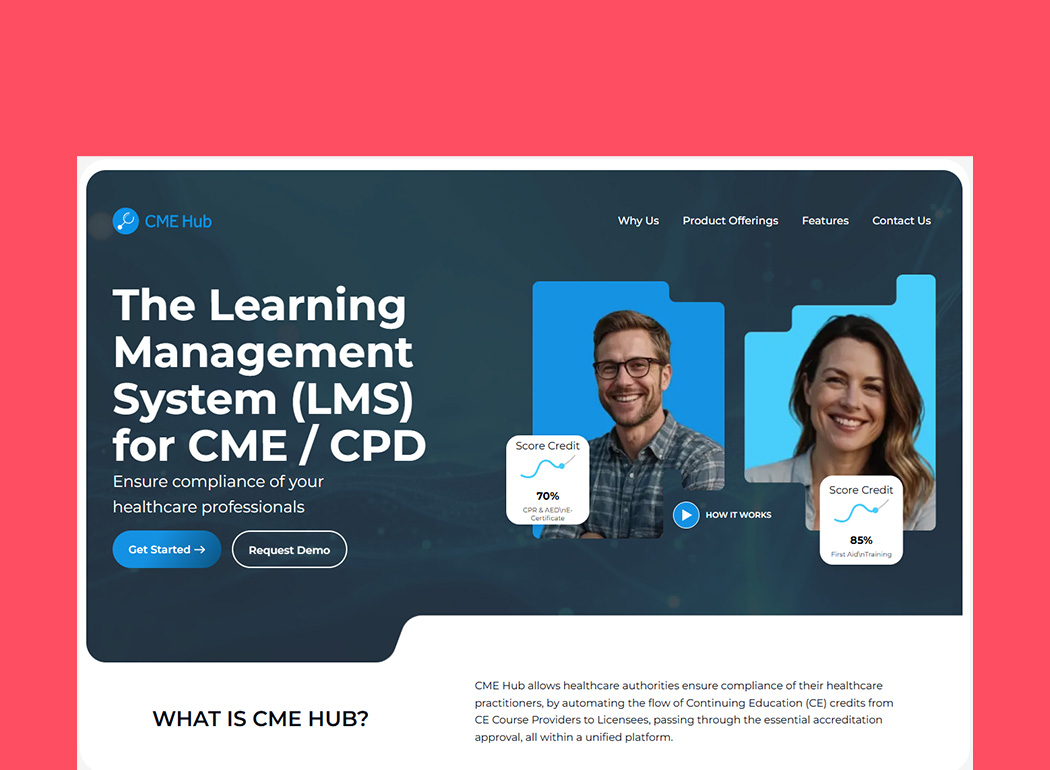 CME-hub Project screenshot
